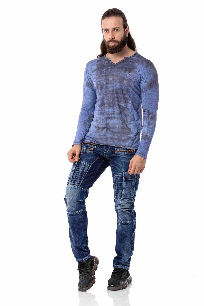 CL517 V-Neck Vintage Sweatshirt