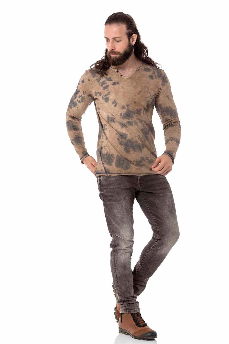 CL517 V-Neck Vintage Sweatshirt