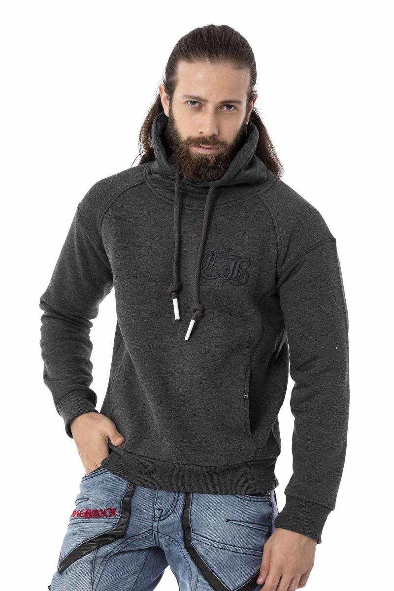 CL529 Jumbo Collar Winter Sweatshirt