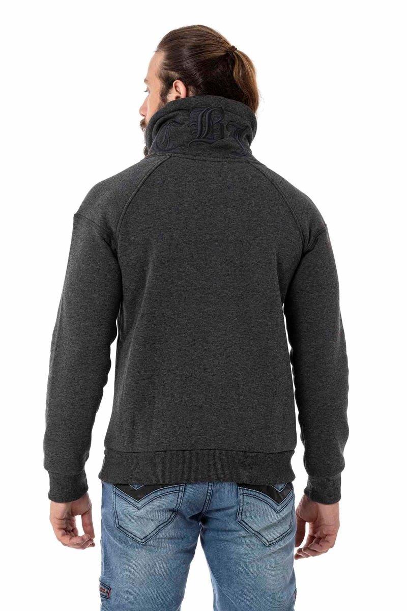 CL529 Jumbo Collar Winter Sweatshirt