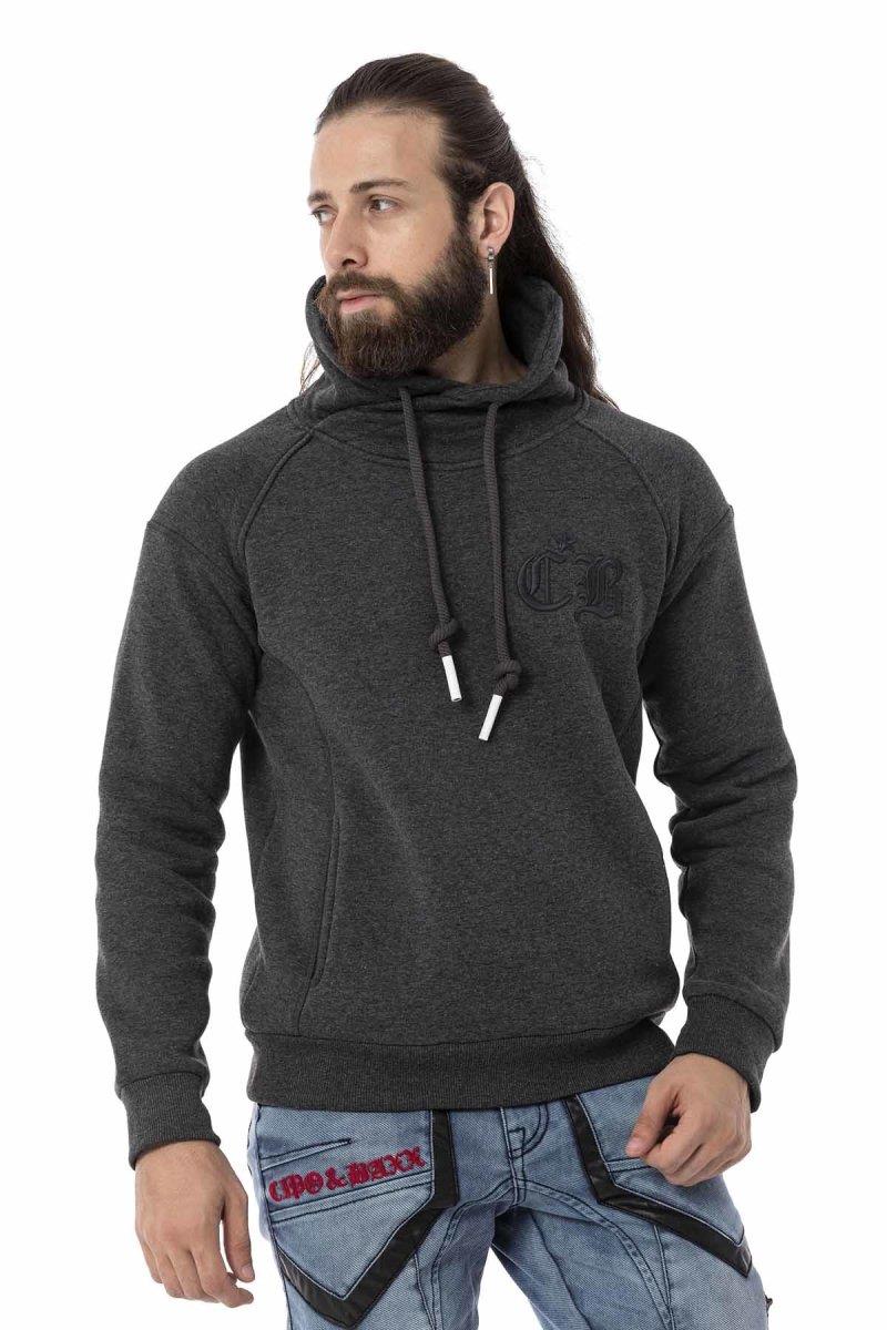 CL529 Jumbo Collar Winter Sweatshirt