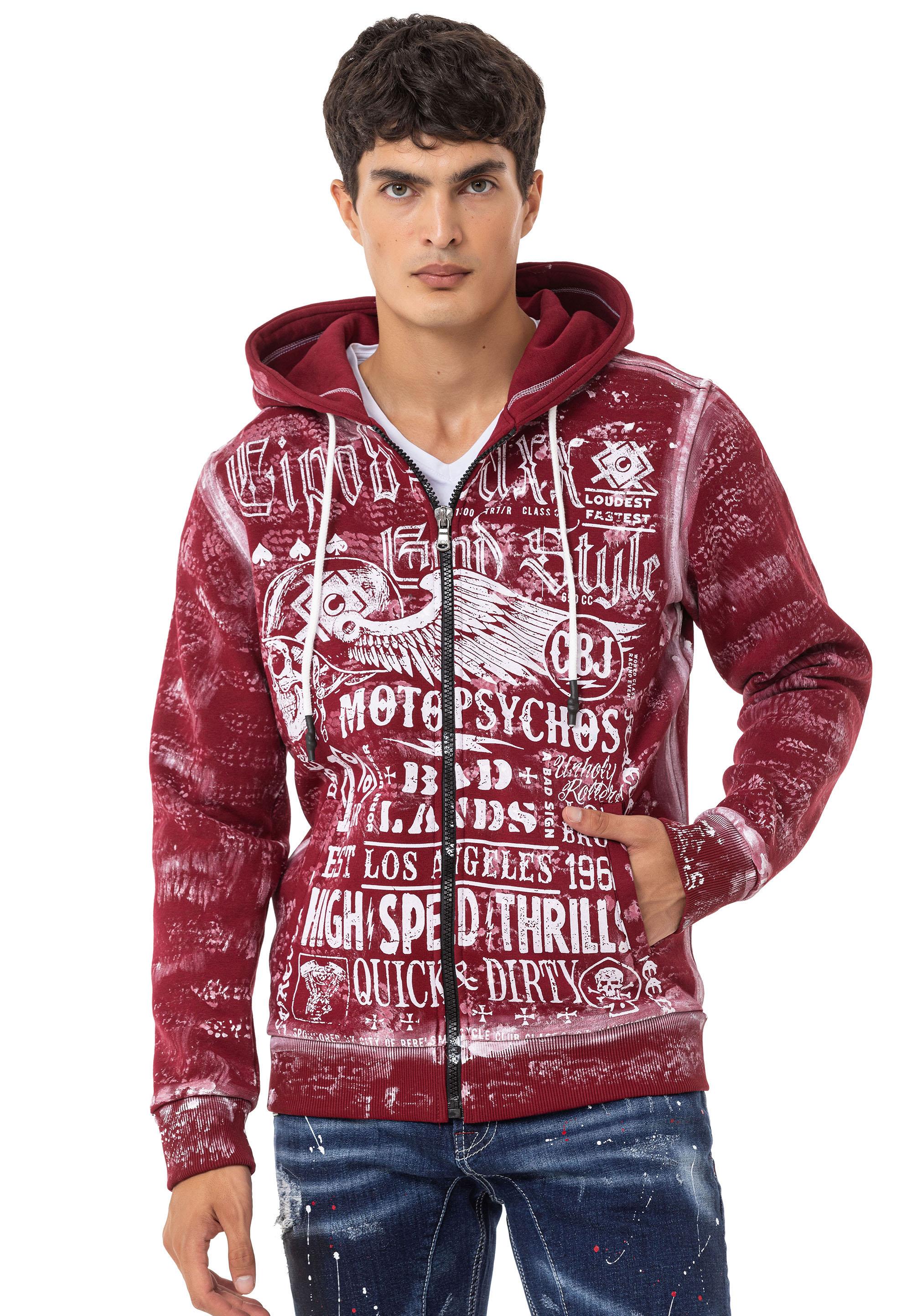 CL544 Men's Zip Hooded Sweatshirt – Zip-Up Hoodie, Everyday Sport Relaxed Fit