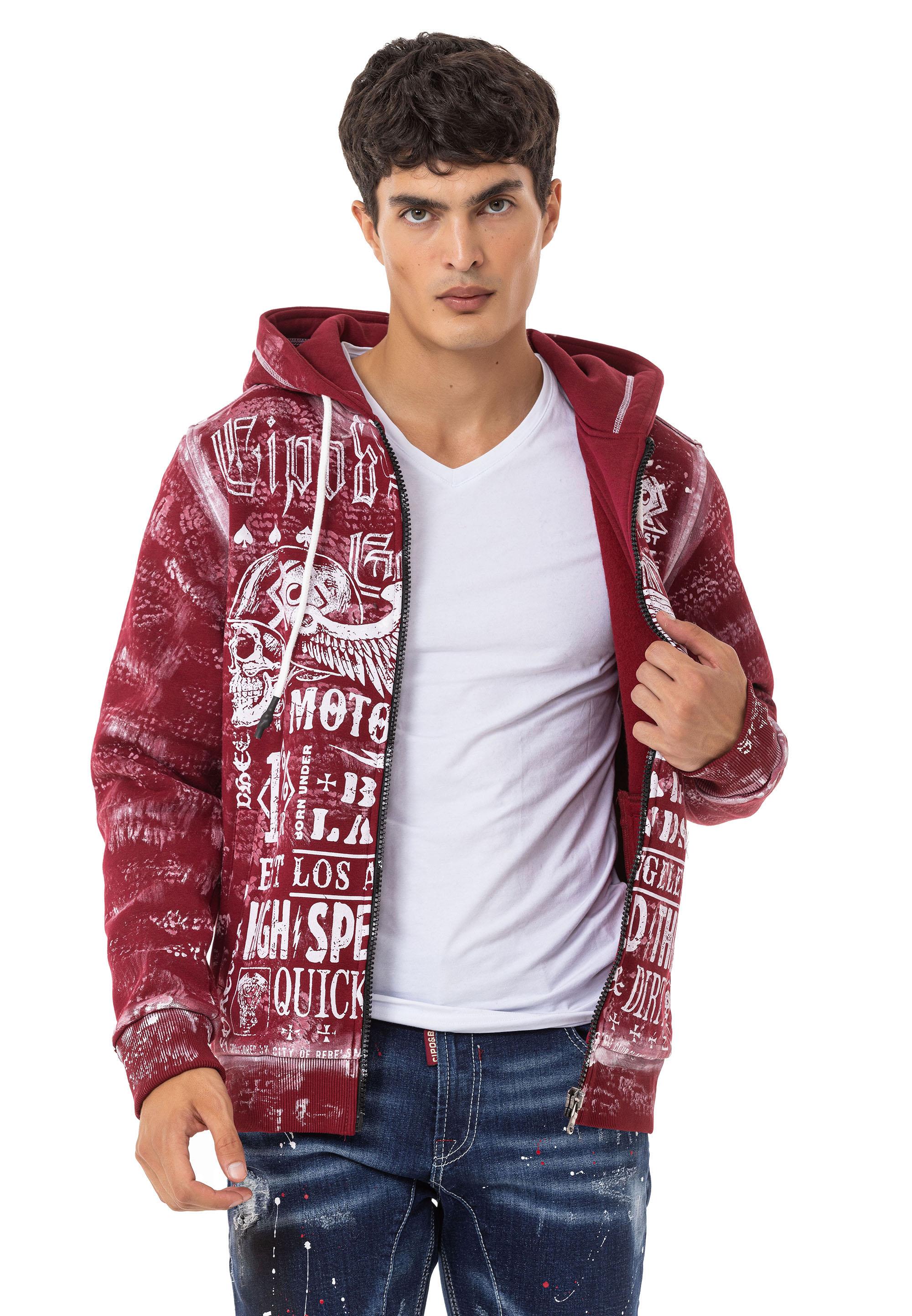 CL544 Men's Zip Hooded Sweatshirt – Zip-Up Hoodie, Everyday Sport Relaxed Fit