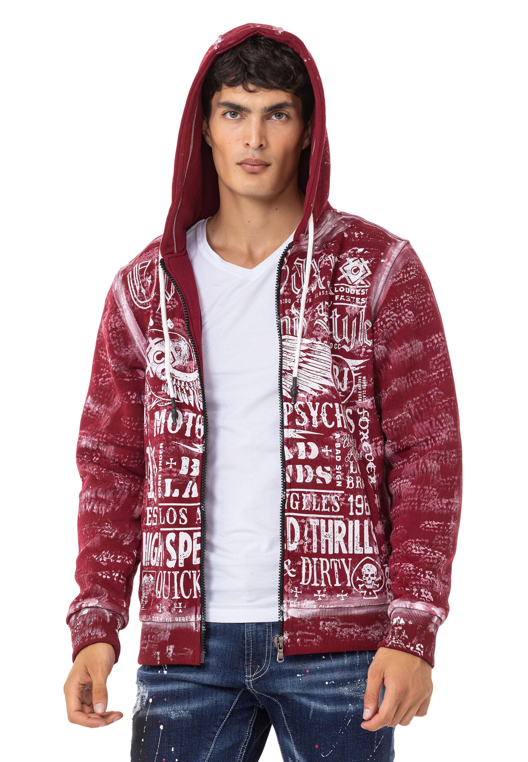 CL544 Men's Zip Hooded Sweatshirt – Zip-Up Hoodie, Everyday Sport Relaxed Fit