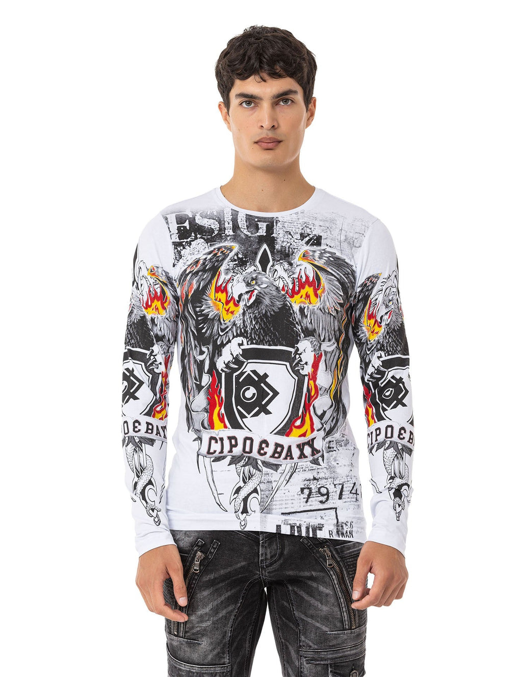 CL553 Men's Basic Zip-Up Urban Hoodie