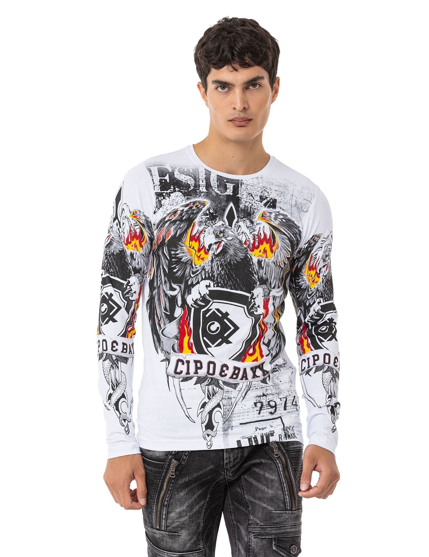 CL553 Men's Basic Zip-Up Urban Hoodie
