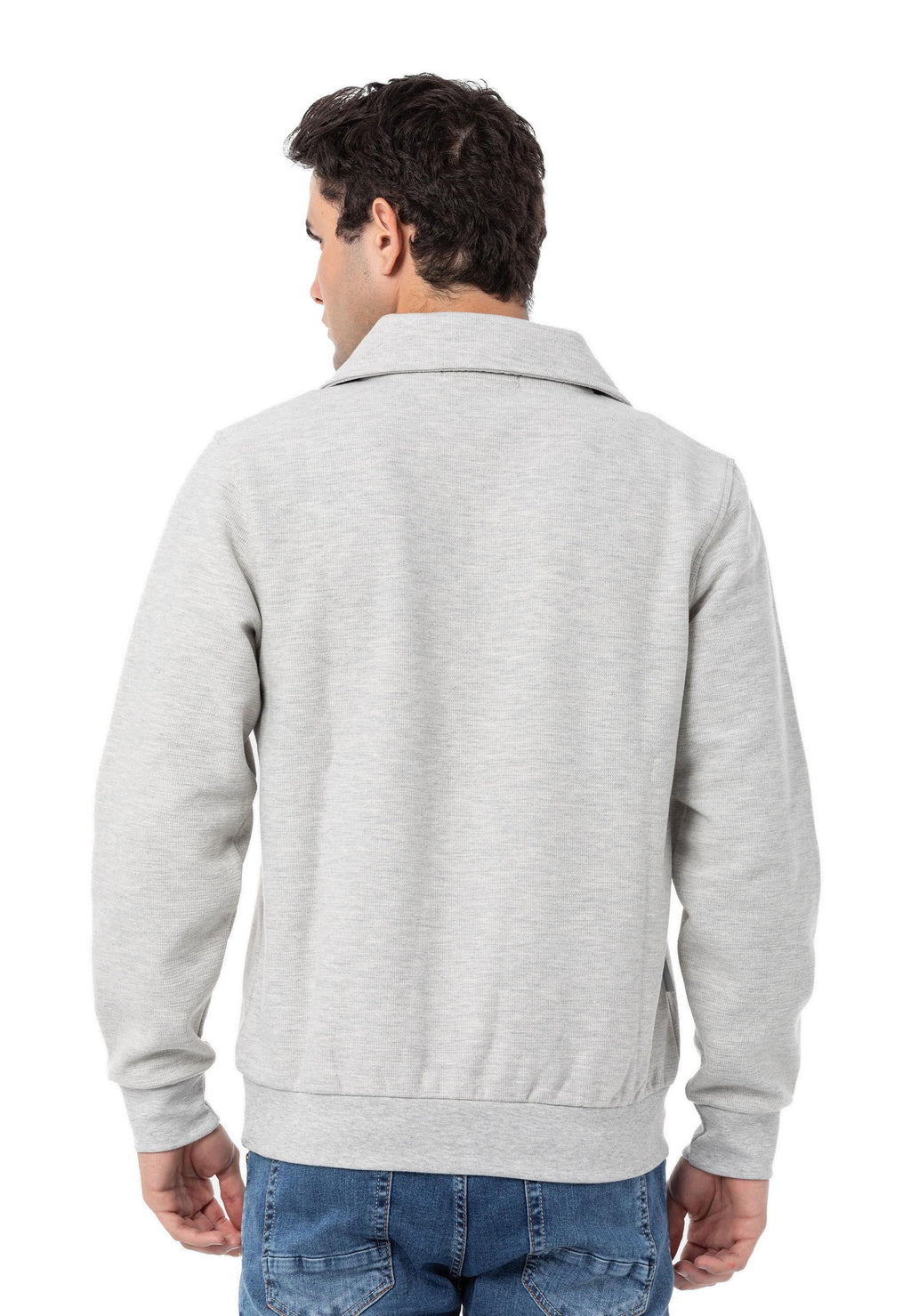 CL555 Men's Basic Zip Hoodie – Hooded Zip Sweatshirt, Everyday Relaxed Fit
