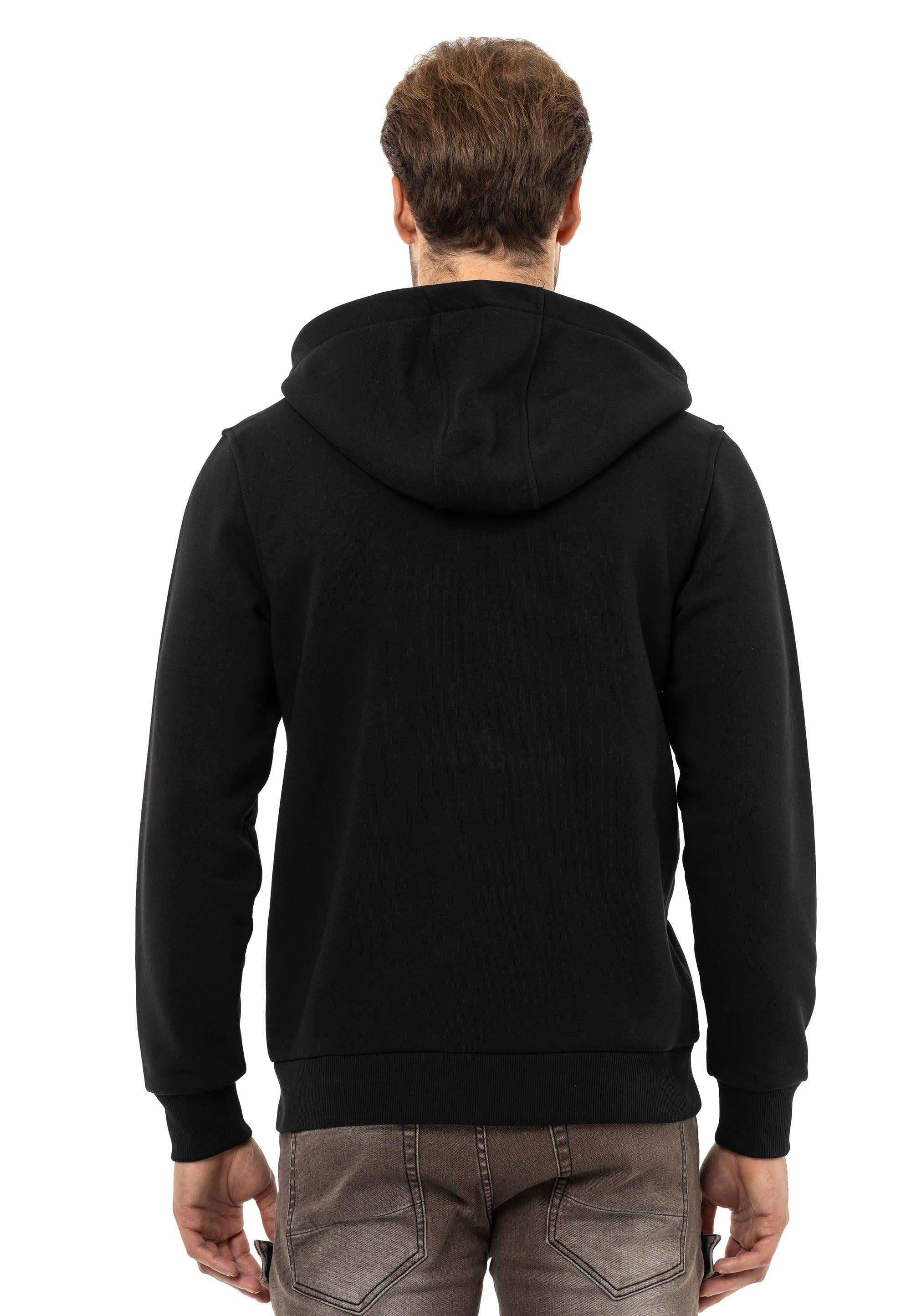 CL556 Men's Basic Zip Sweatshirt – Everyday Relaxed Fit, Soft Texture Zip Hoodie