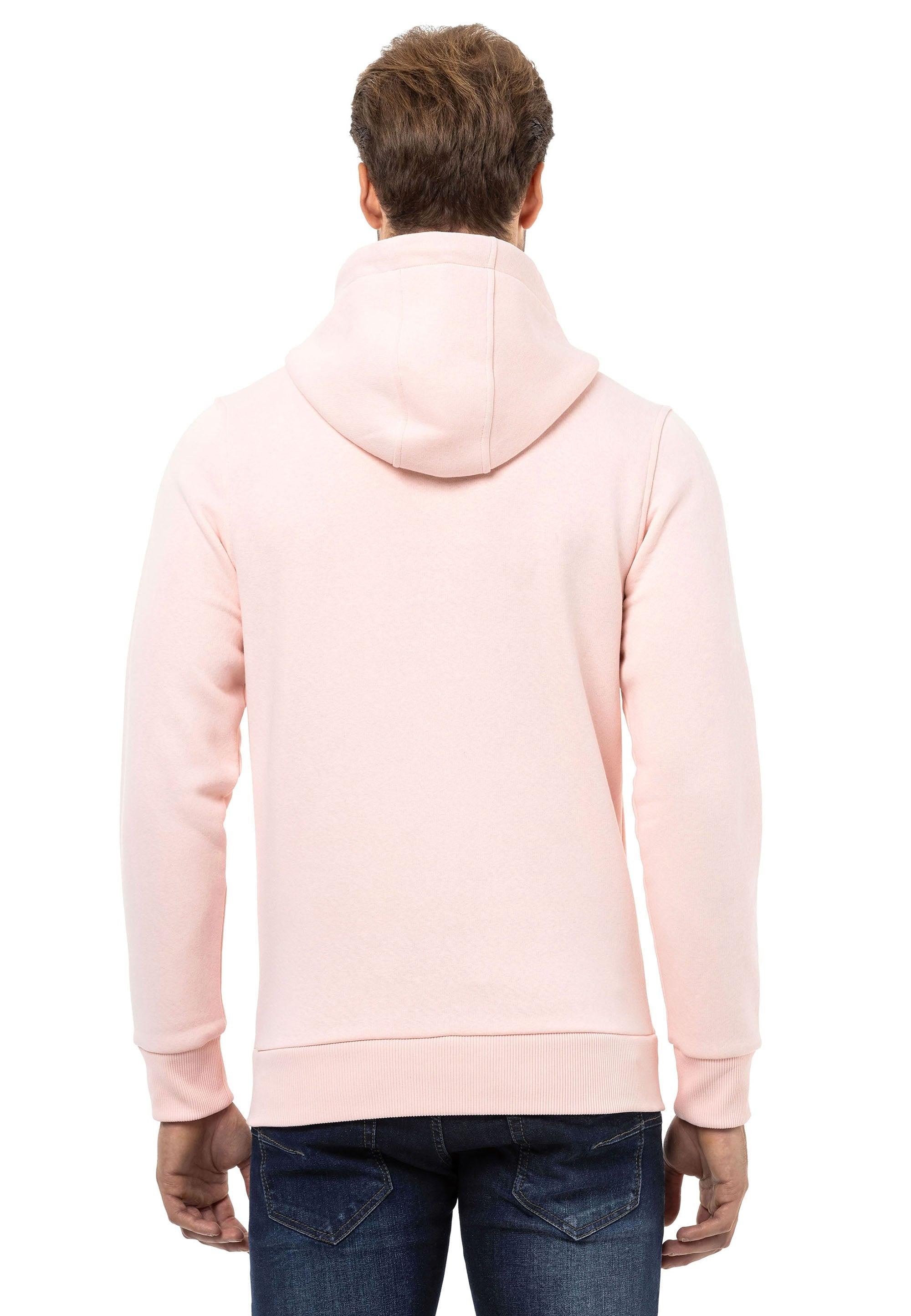 CL556 Men's Basic Zip Sweatshirt – Everyday Relaxed Fit, Soft Texture Zip Hoodie