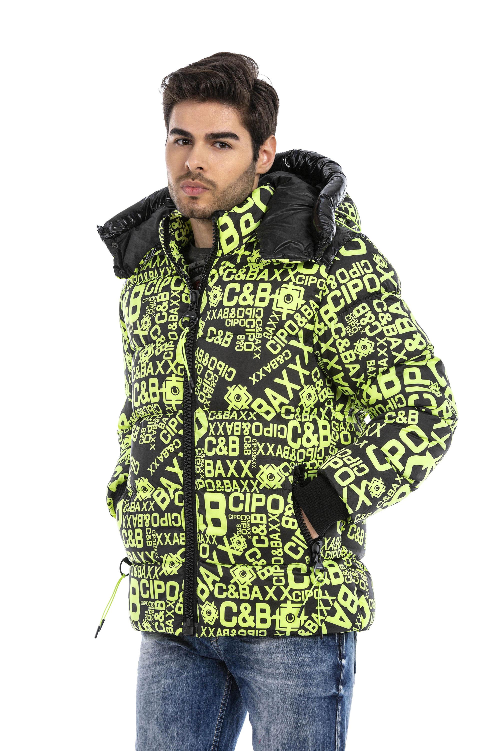 CM193 CIPO & BAXX Printed Puffer Jacket