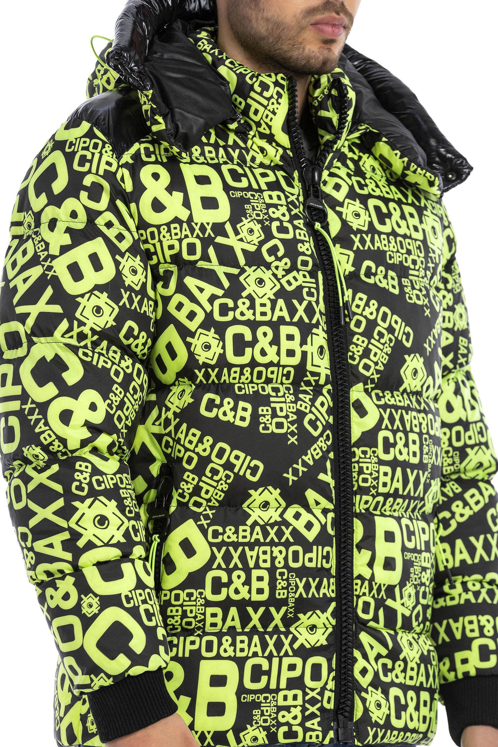 CM193 CIPO & BAXX Printed Puffer Jacket
