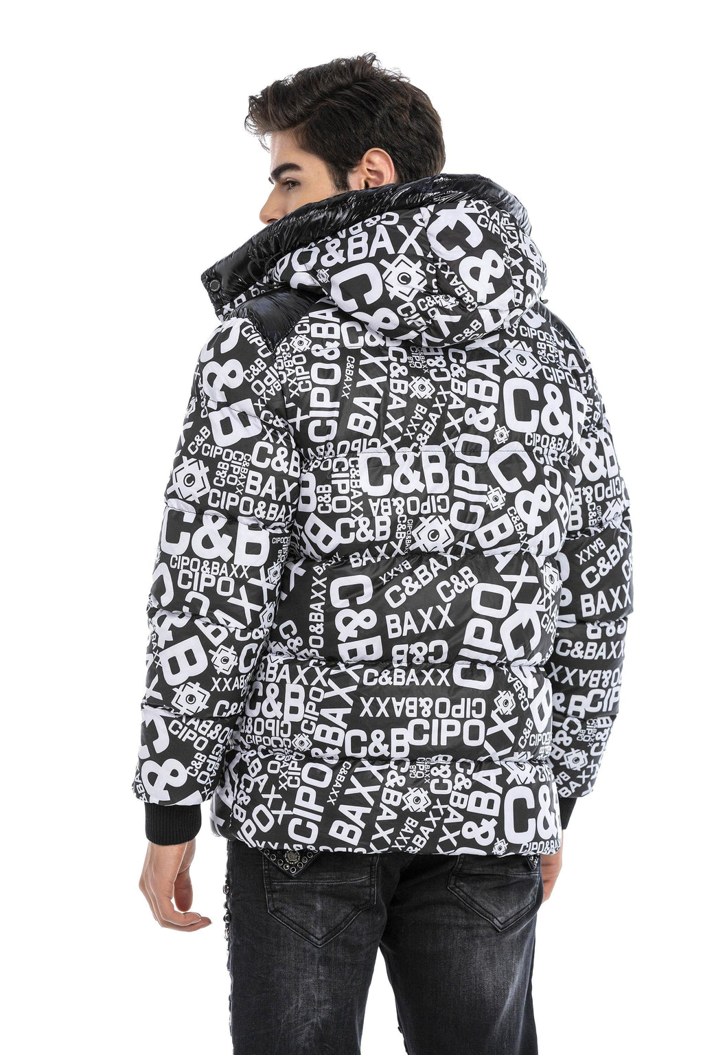 CM193 CIPO & BAXX Printed Puffer Jacket