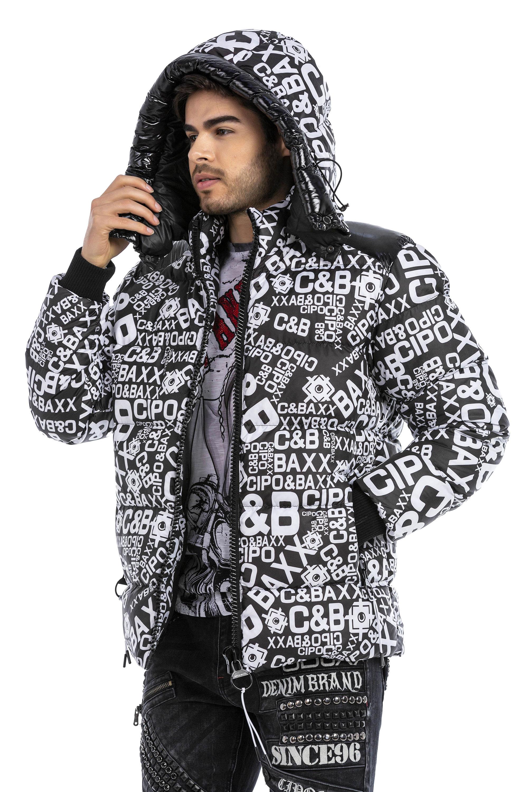 CM193 CIPO & BAXX Printed Puffer Jacket