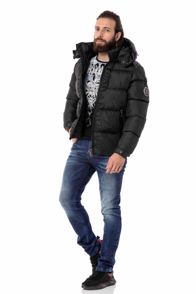 CM201 Embroidered Majesty Puffer Men's Coat
