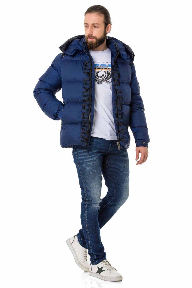 CM201 Embroidered Majesty Puffer Men's Coat
