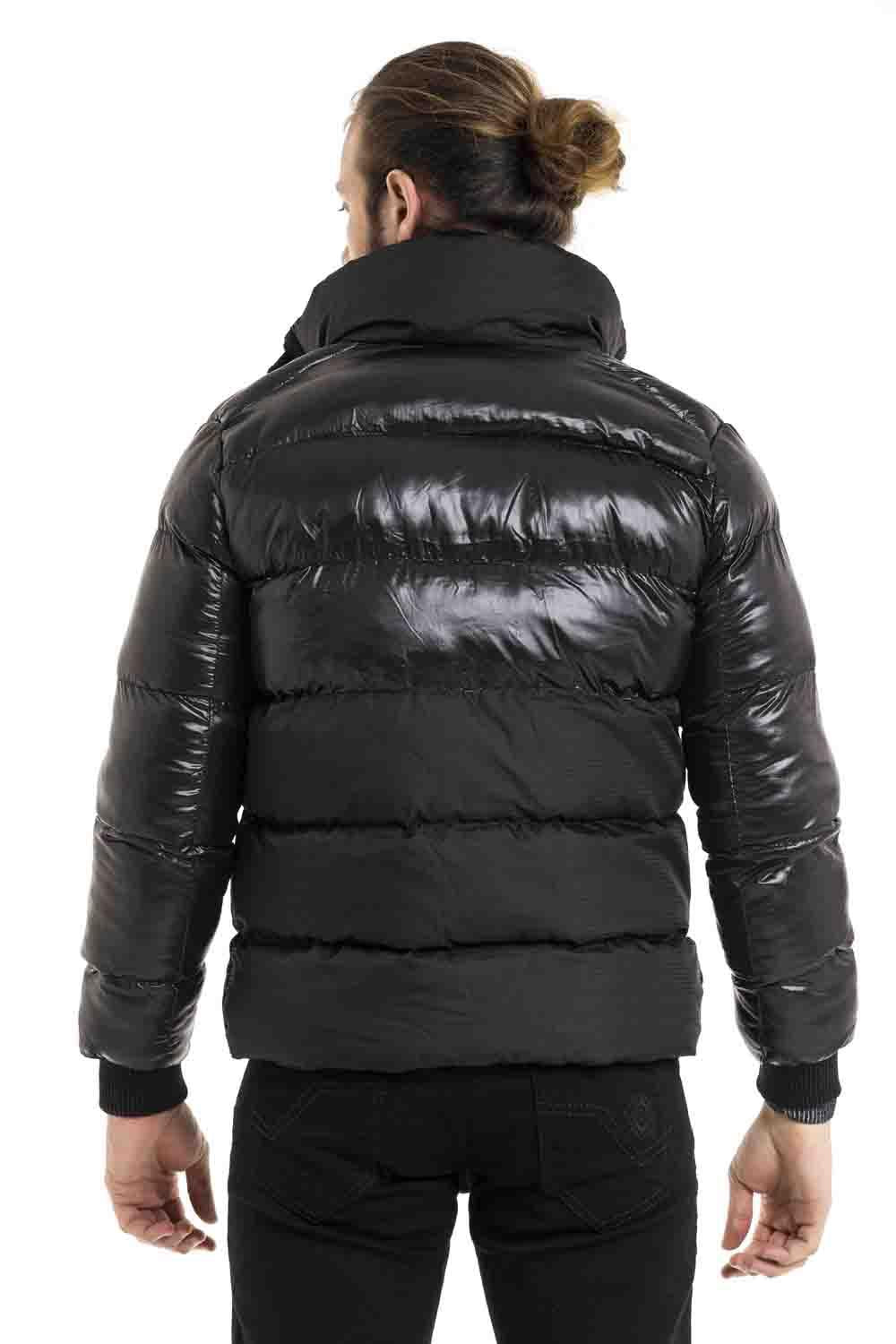 CM208 Black Men's Puffer Jacket
