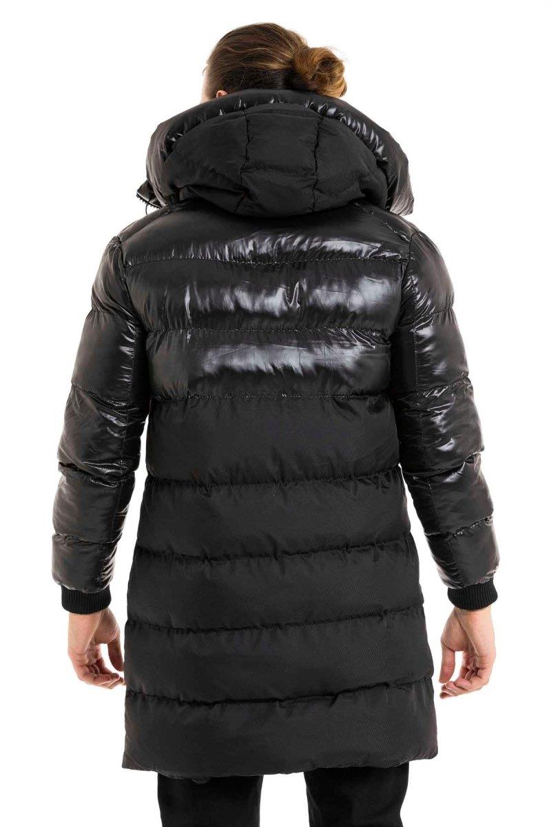 CM209 Black Oversized Puffer Jacket