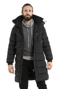 CM213 Knee-Length Men's Puffer Jacket