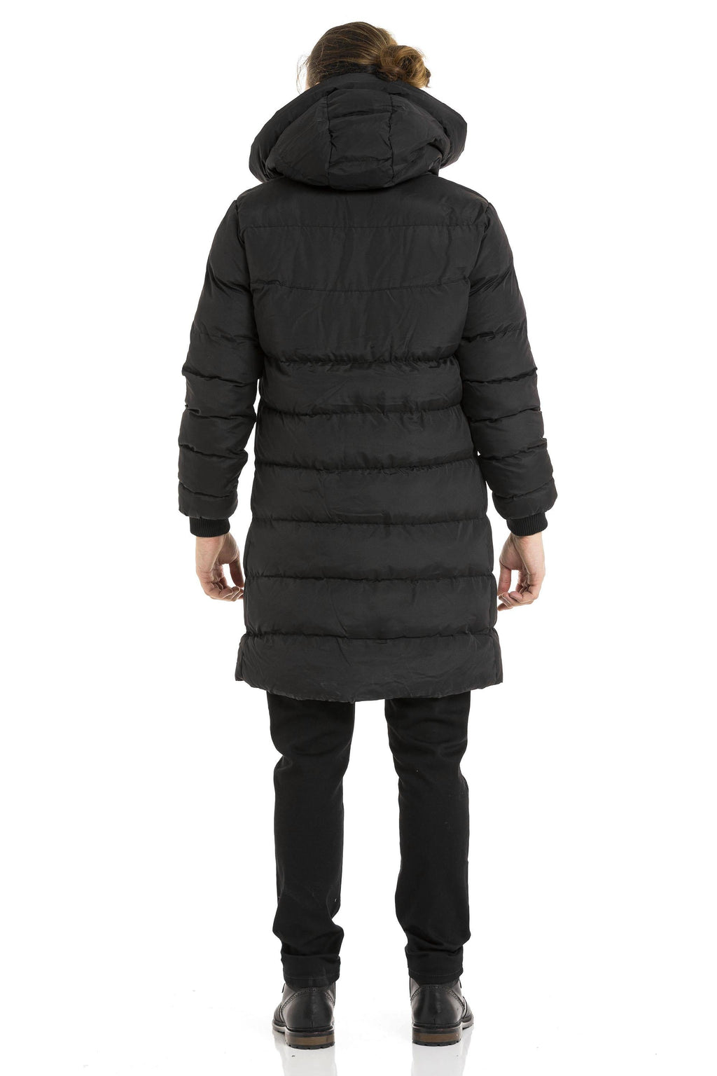 CM213 Knee-Length Men's Puffer Jacket
