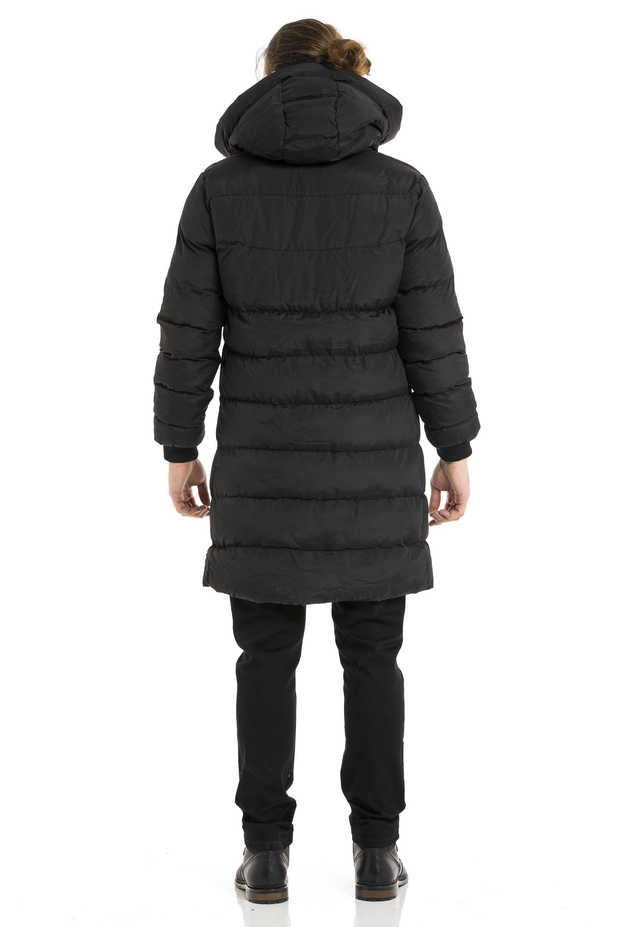 CM213 Knee-Length Men's Puffer Jacket