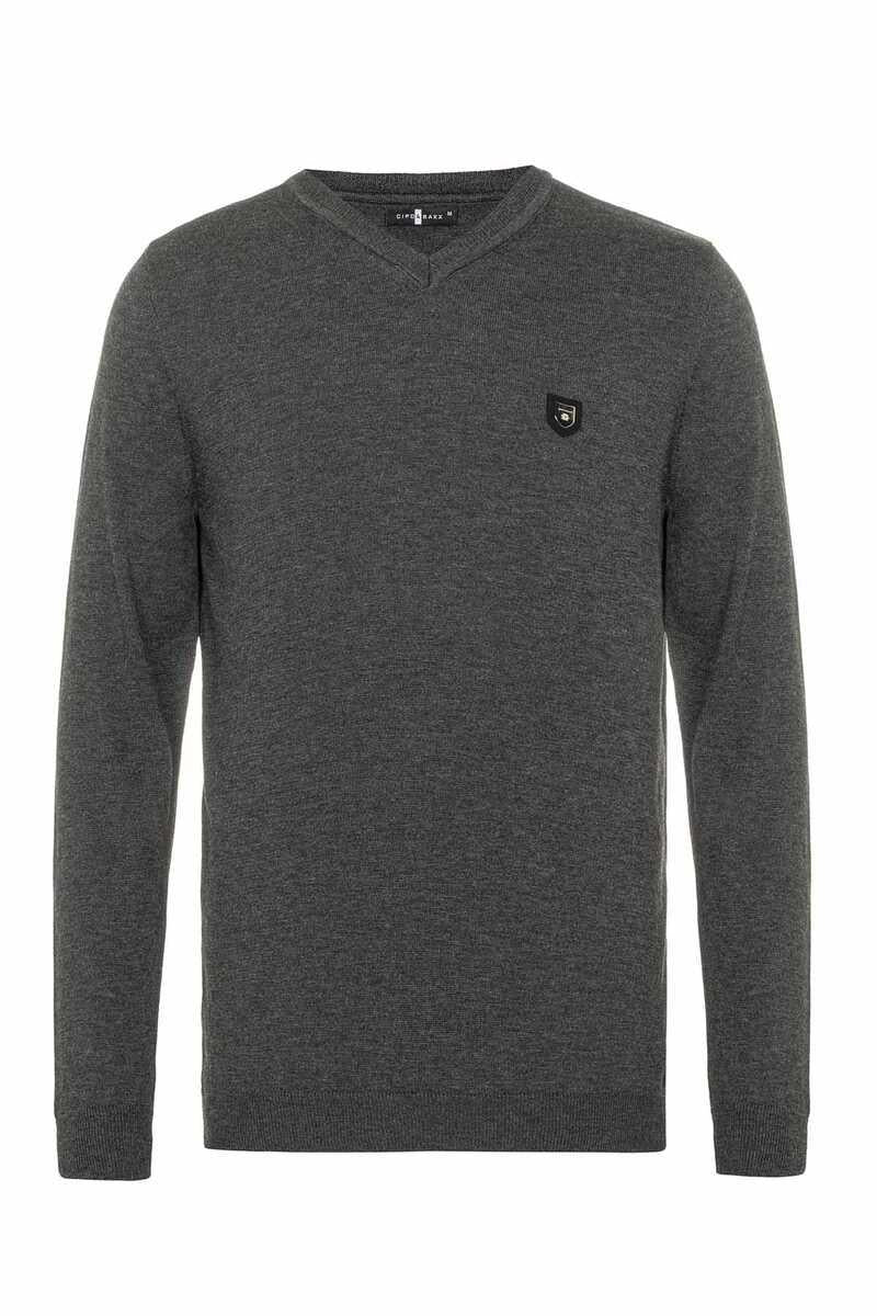 CP242 Men's V-Neck Sweater – Modern and Stylish