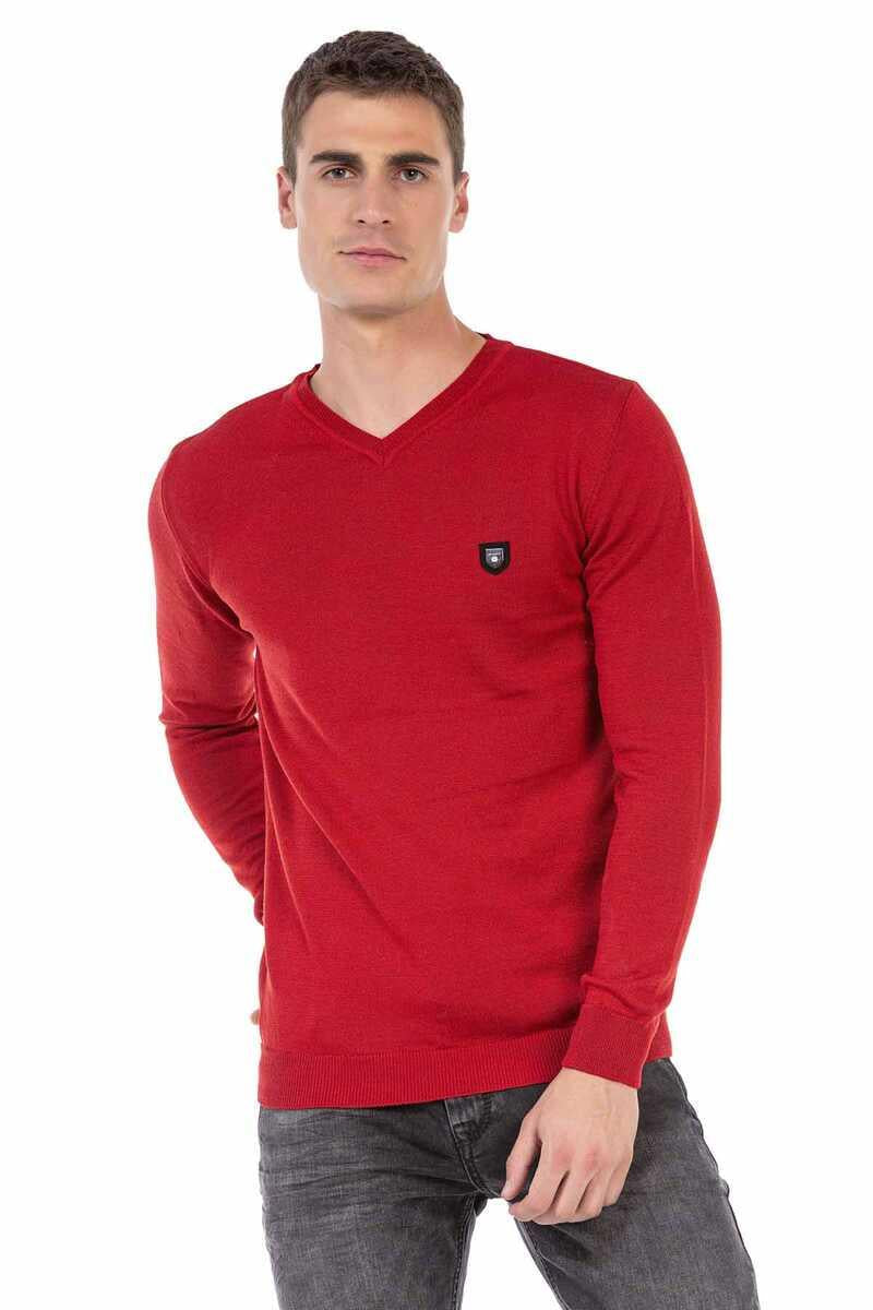 CP242 Men's V-Neck Sweater – Modern and Stylish