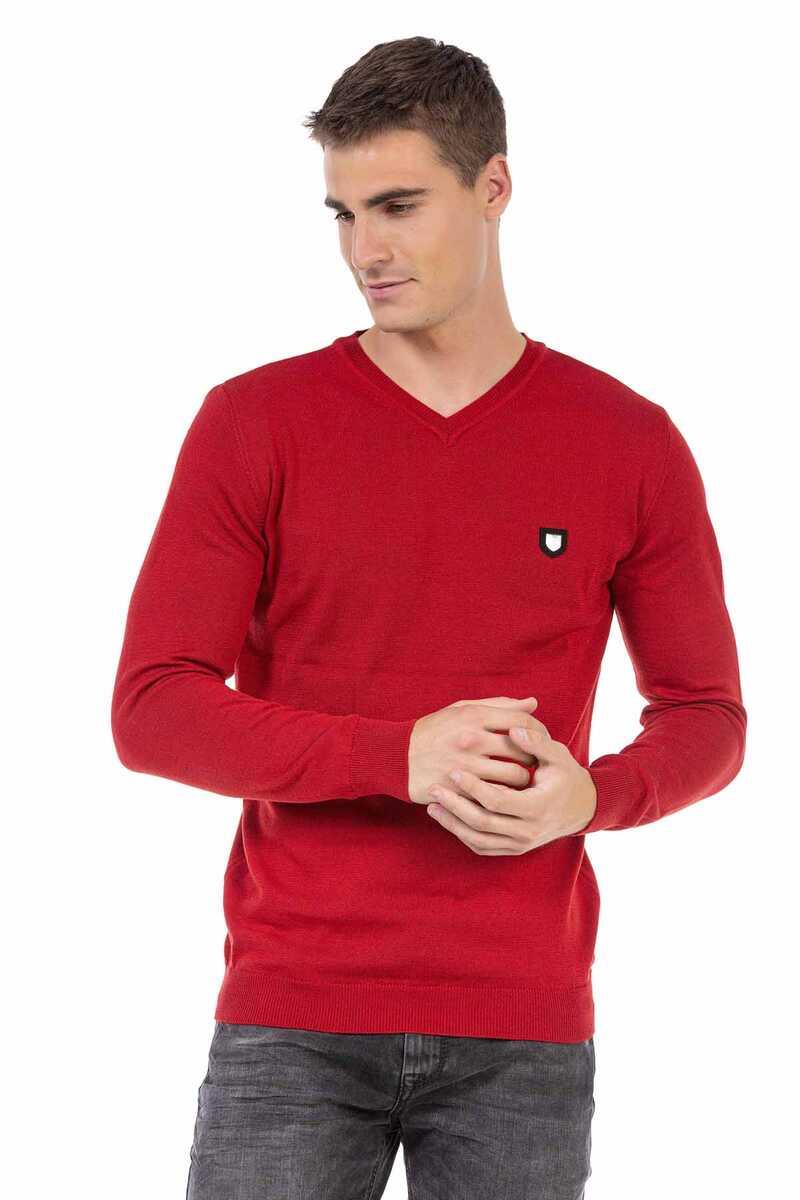 CP242 Men's V-Neck Sweater – Modern and Stylish