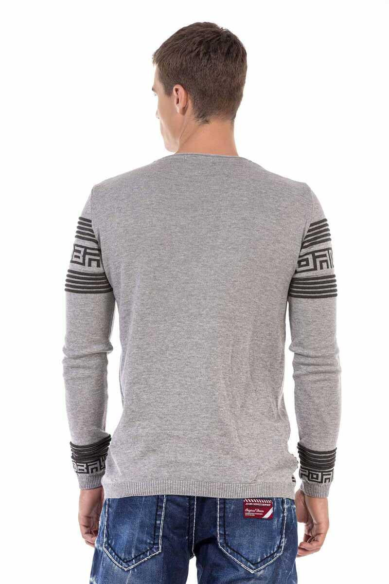 CP243 Patterned Men's Sweater