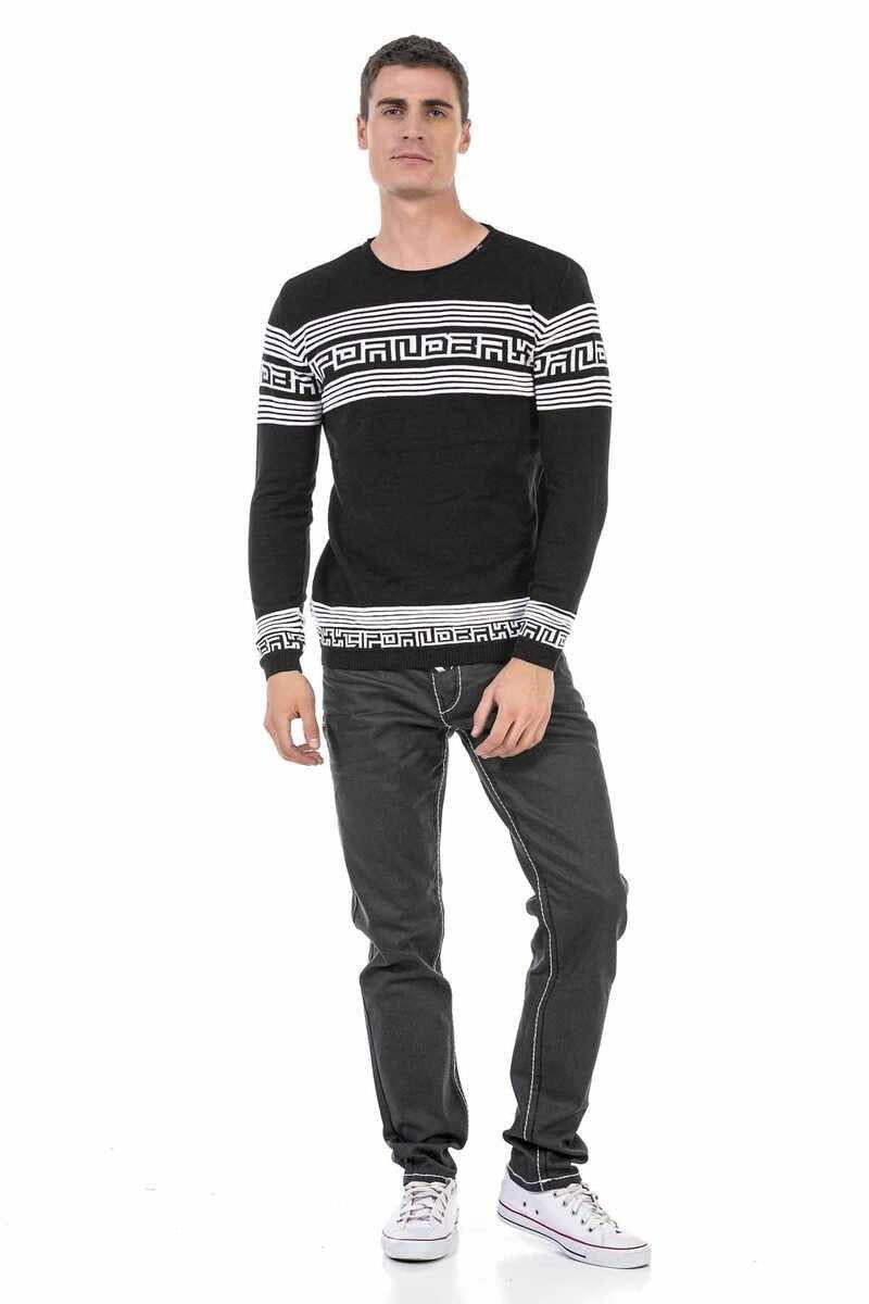 CP243 Patterned Men's Sweater