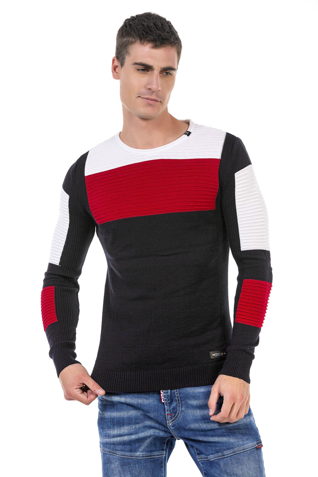 CP247 Textured Men's Sweater