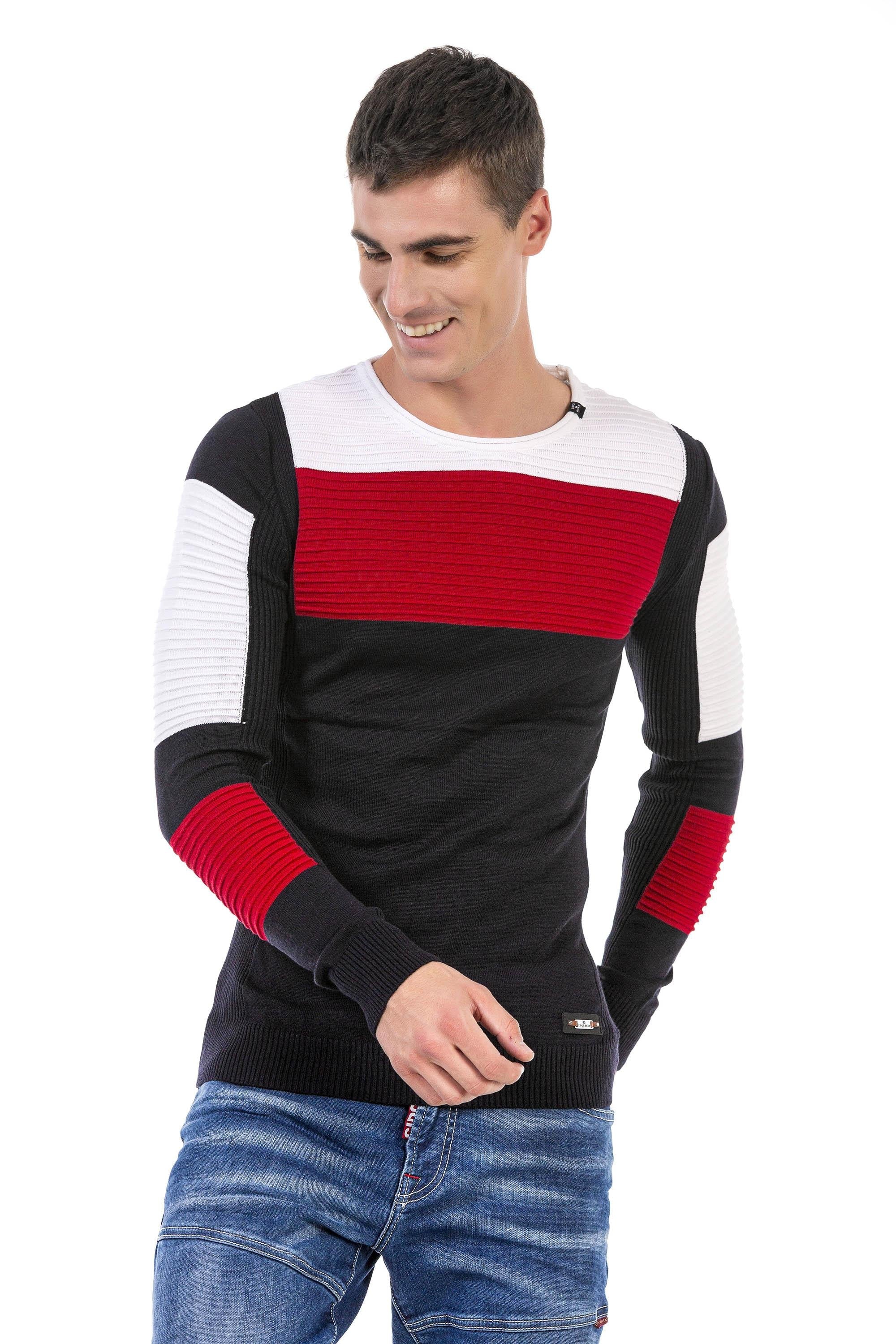 CP247 Textured Men's Sweater