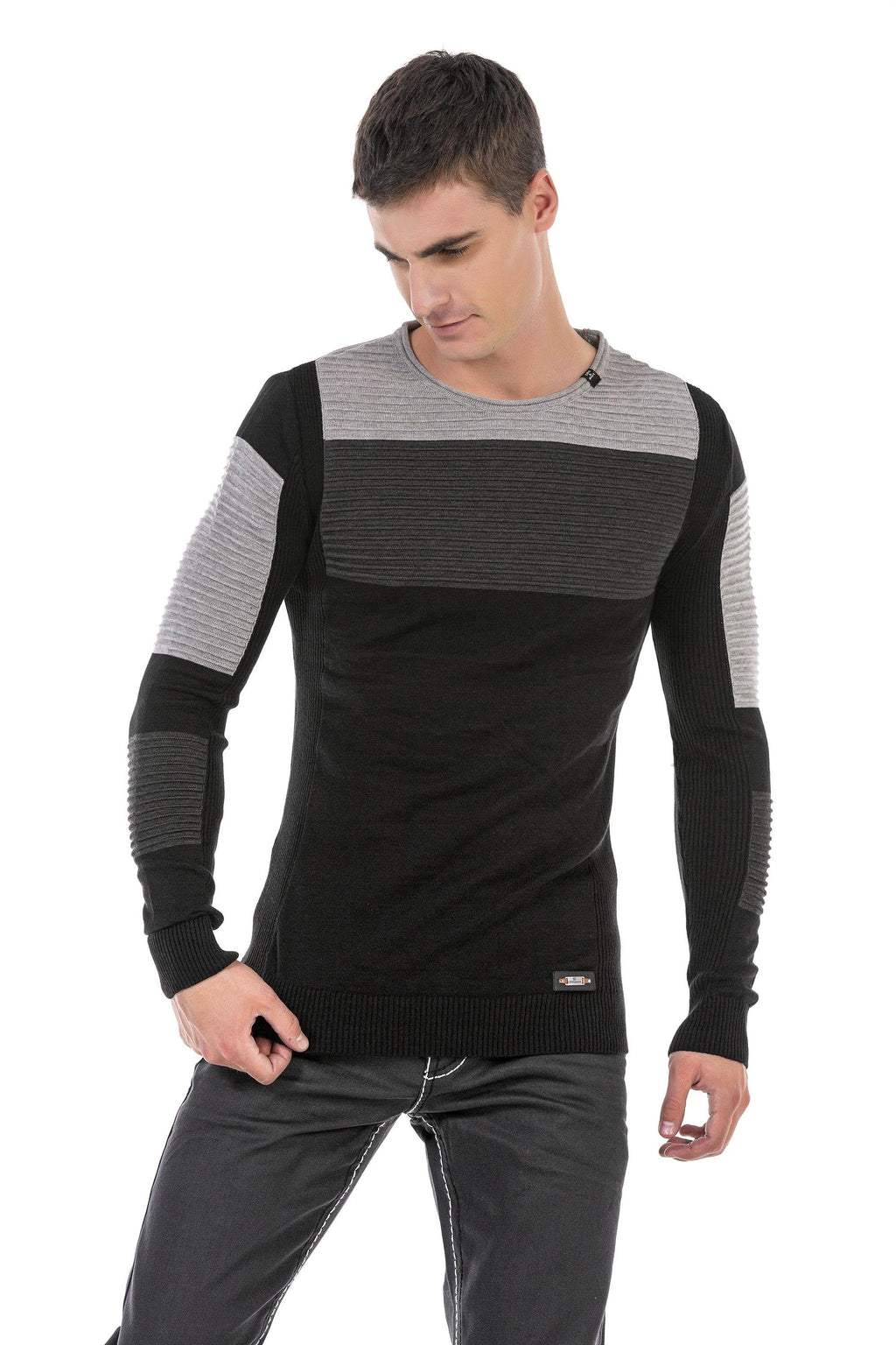 CP247 Textured Men's Sweater
