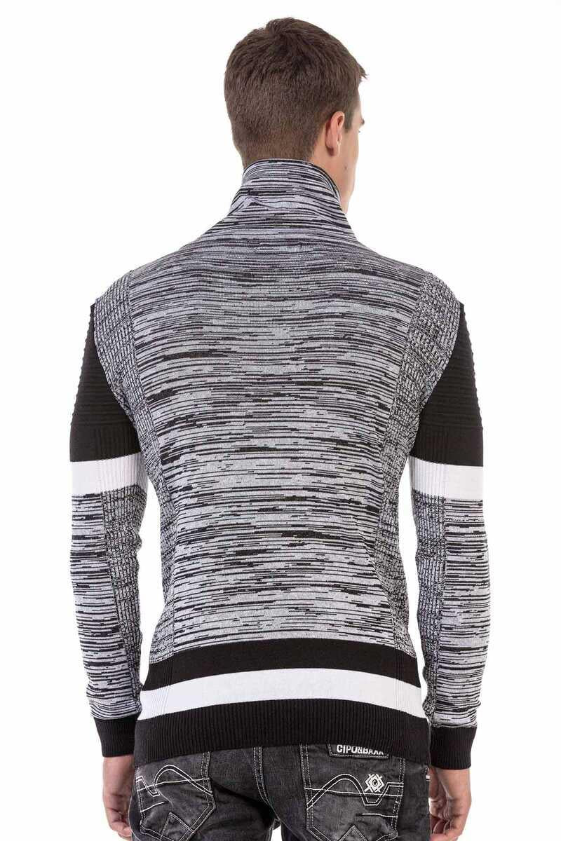 CP250 Shawl Collar Textured Men's Sweater