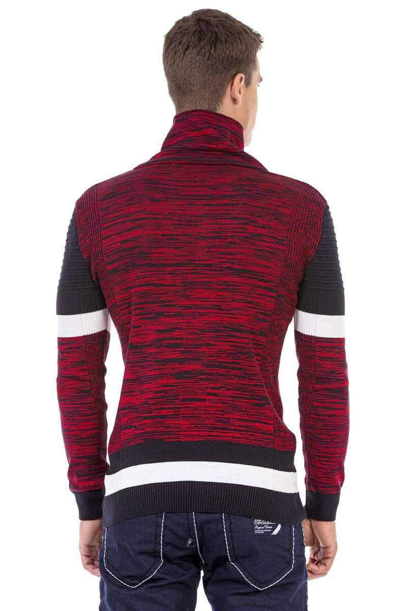 CP250 Shawl Collar Textured Men's Sweater