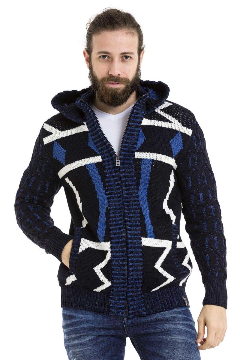 CP256 Hooded Zip Winter Heavyweight Yellow Cardigan