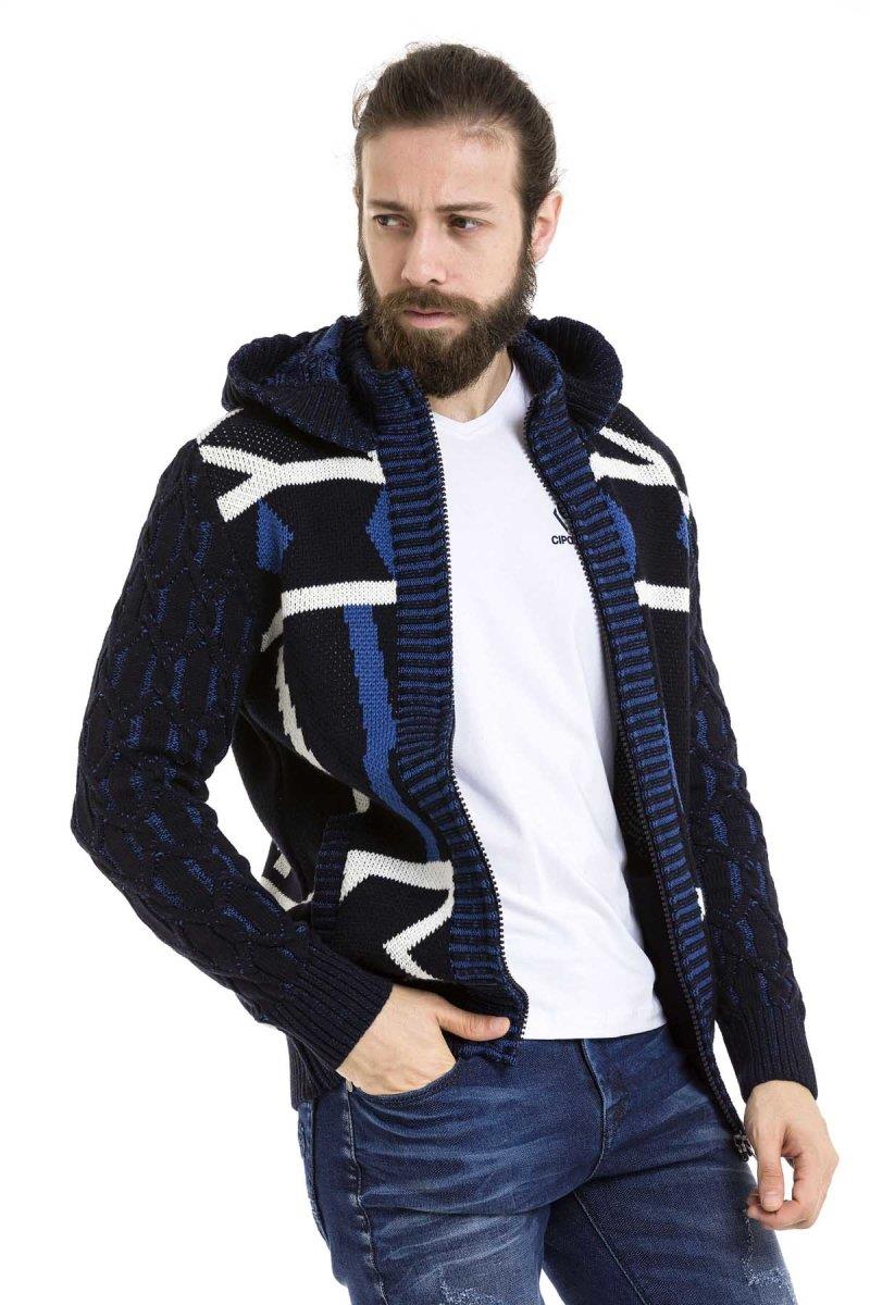 CP256 Hooded Zip Winter Heavyweight Yellow Cardigan