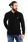 CP278 Polo Collar Zip Sweater