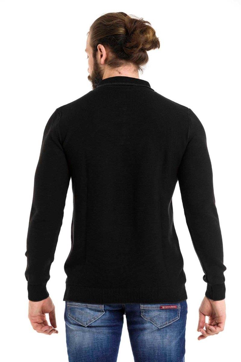CP278 Polo Collar Zip Sweater