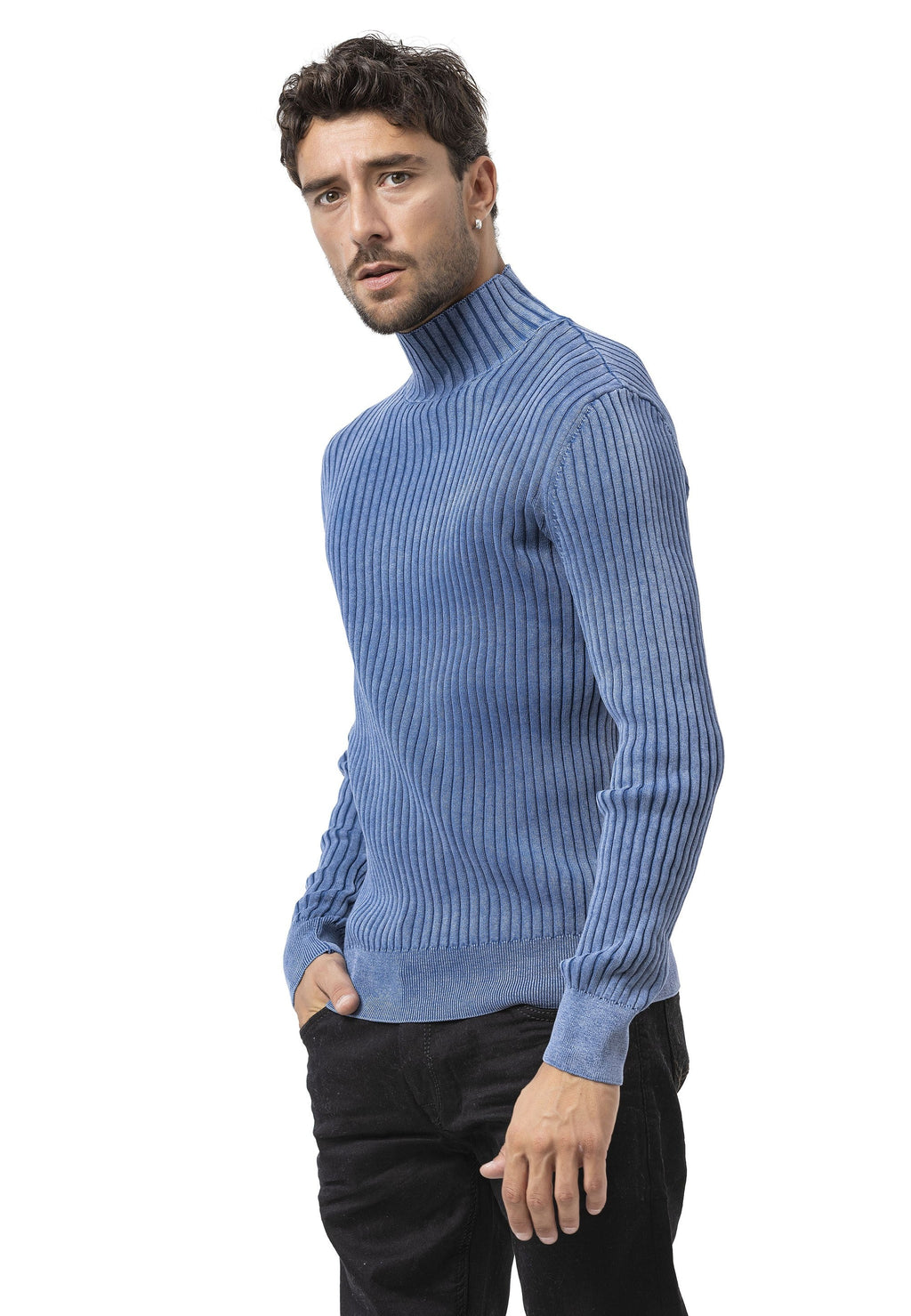 CP288 Men's Turtleneck Sweater