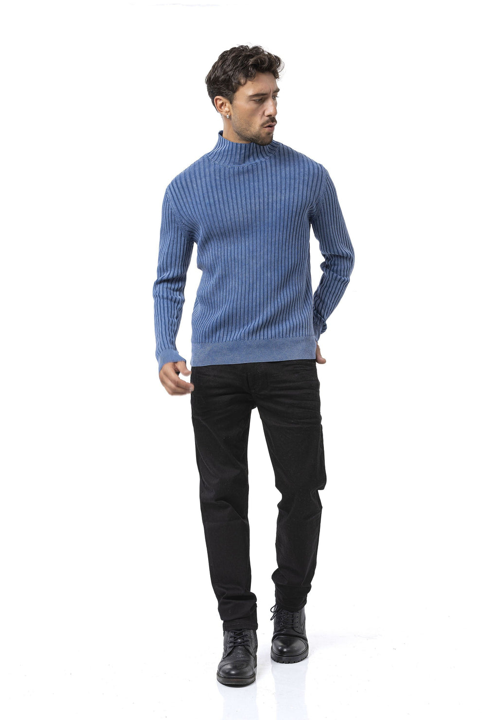 CP288 Men's Turtleneck Sweater