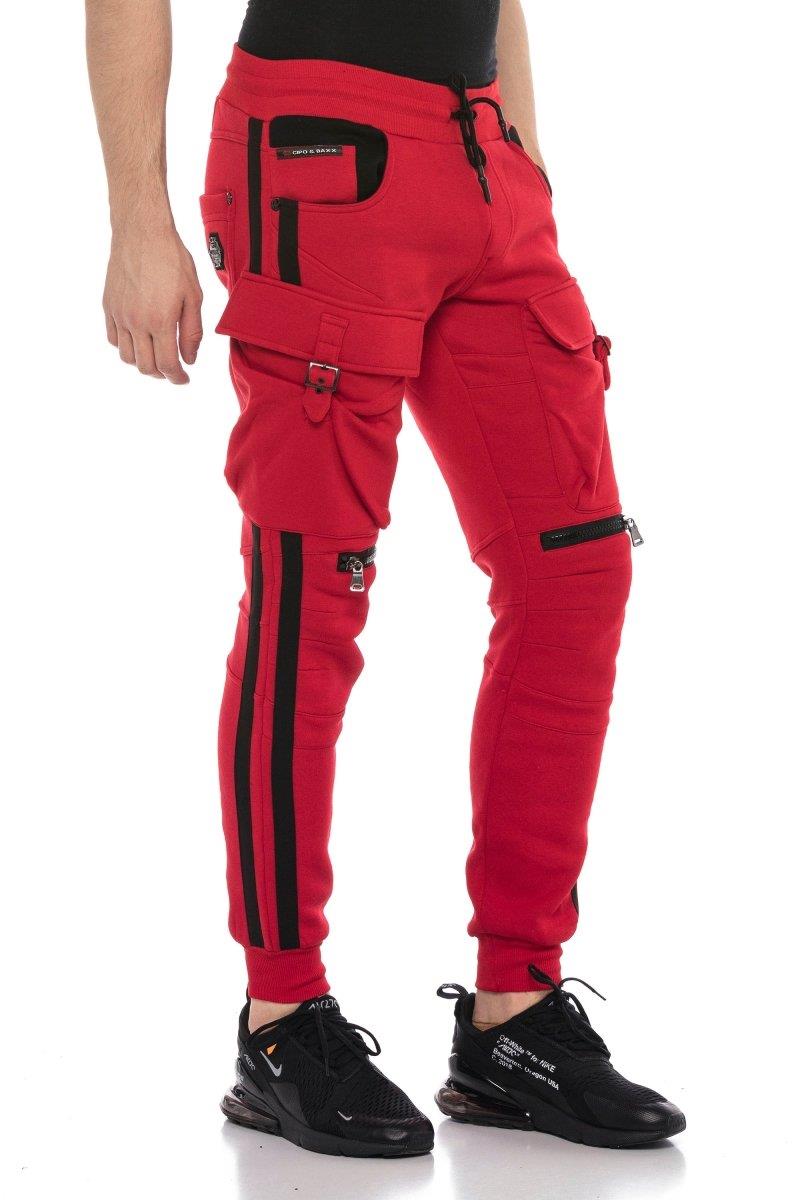 CR125 Striped Cargo Pocket Sweatpants