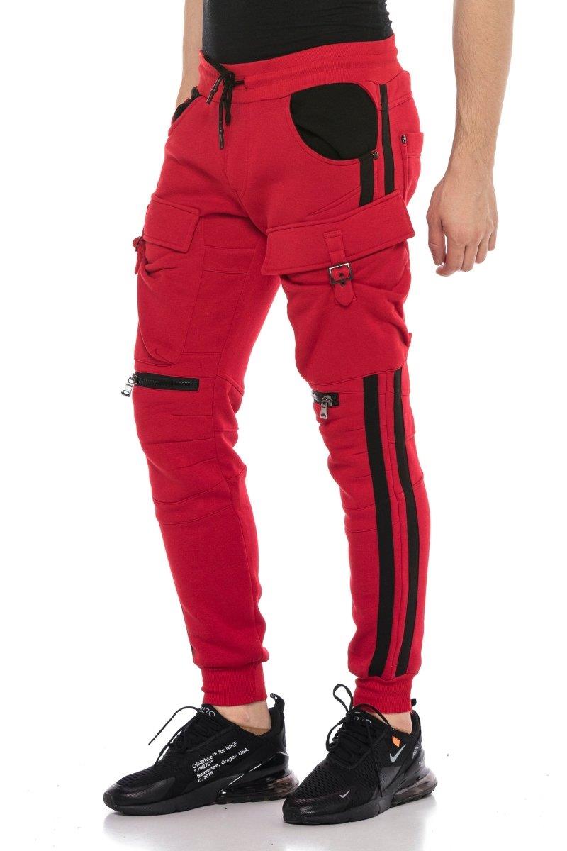 CR125 Striped Cargo Pocket Sweatpants