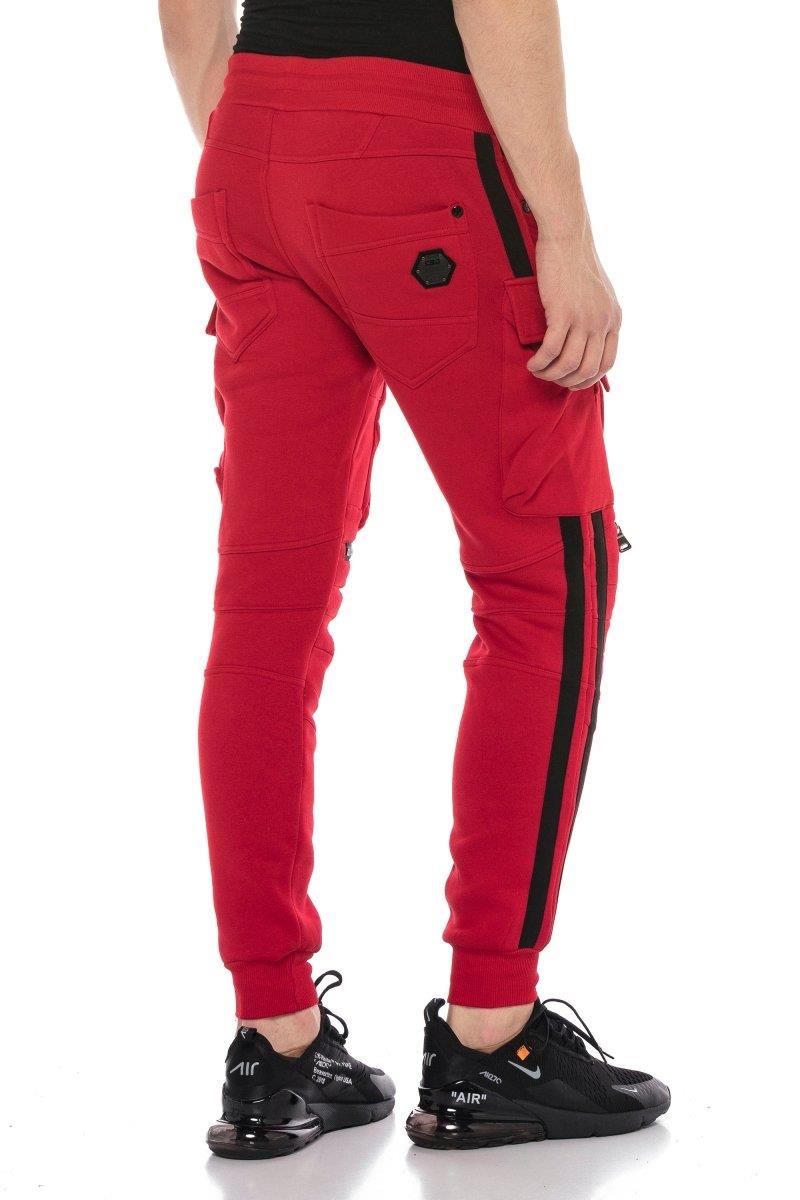 CR125 Striped Cargo Pocket Sweatpants