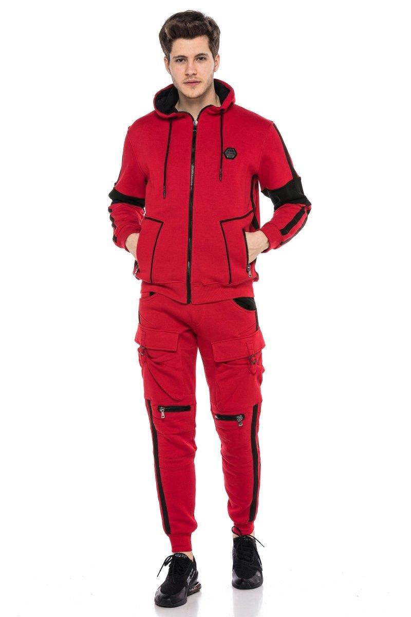 CR125 Striped Cargo Pocket Sweatpants