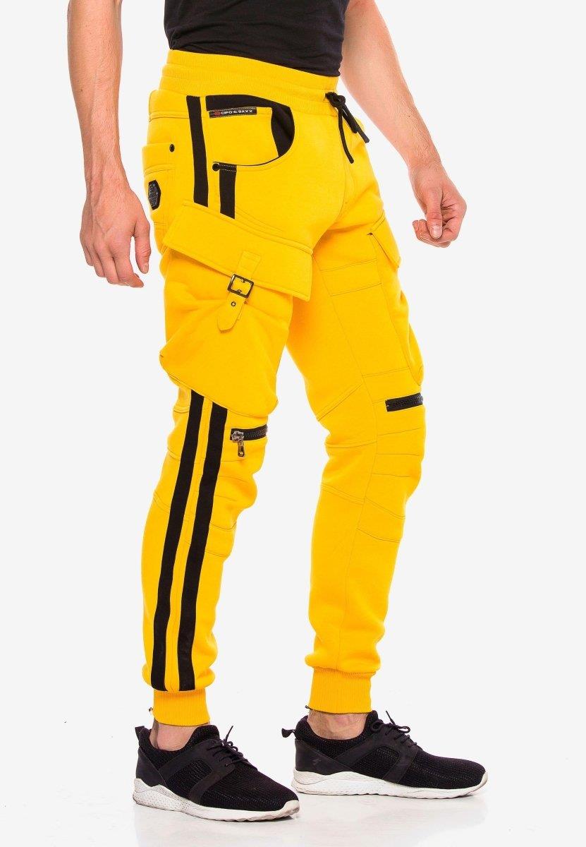 CR125 Striped Cargo Pocket Sweatpants