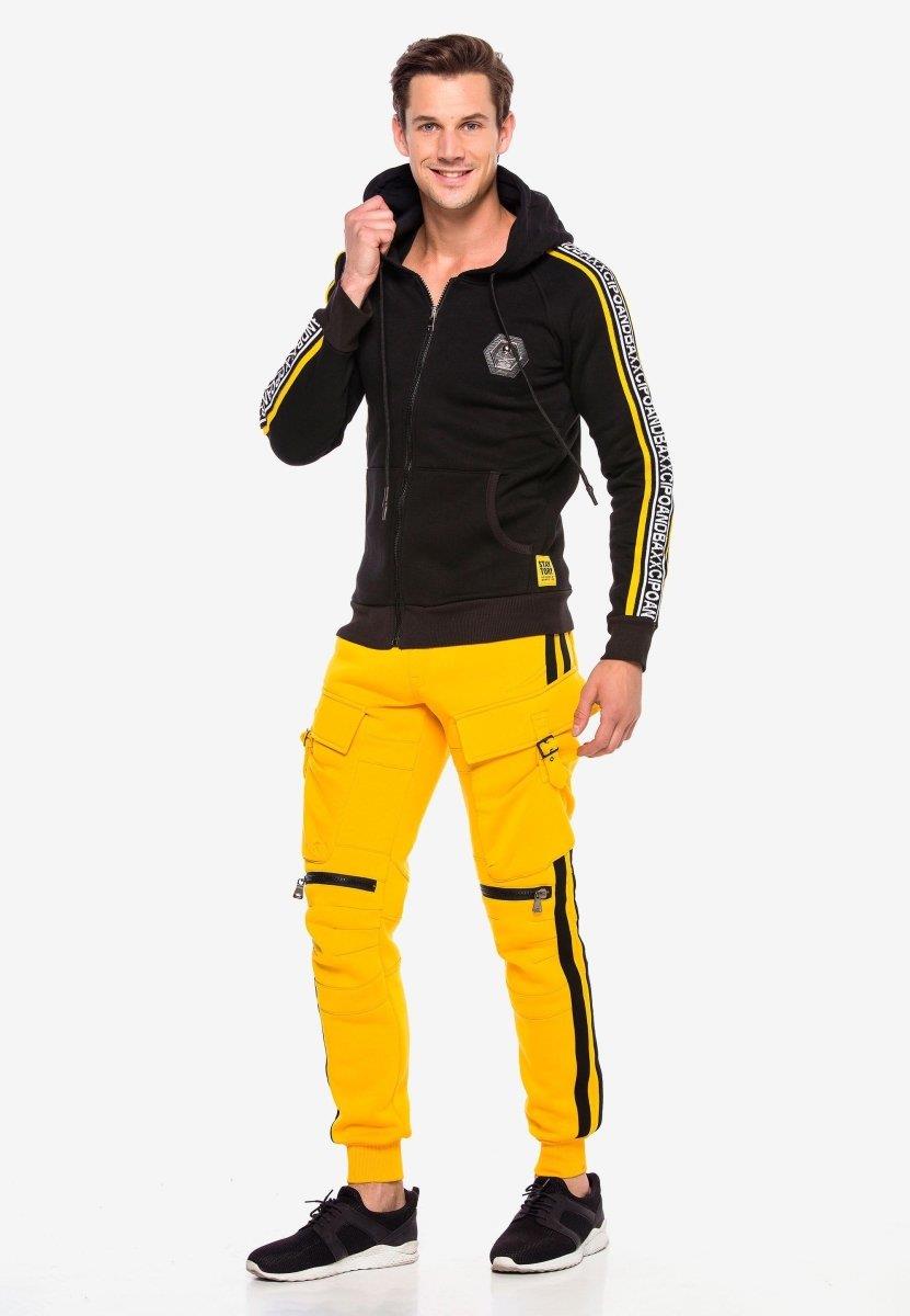 CR125 Striped Cargo Pocket Sweatpants