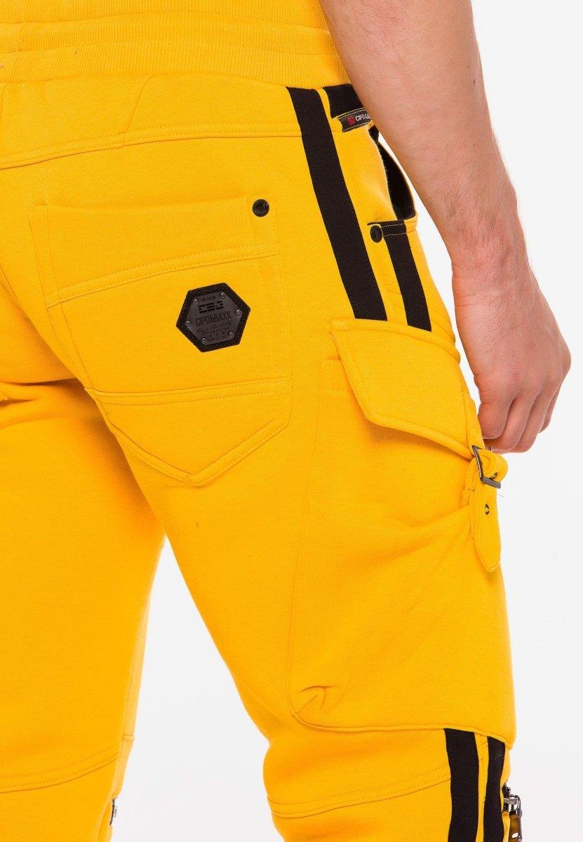 CR125 Striped Cargo Pocket Sweatpants