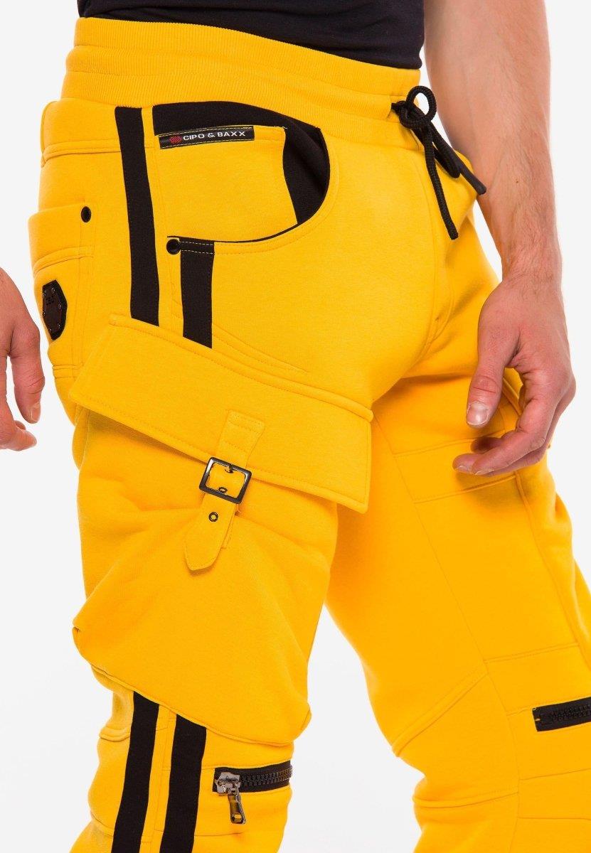 CR125 Striped Cargo Pocket Sweatpants