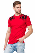 CT376 Yakuza Dragon Embroidered Men's T-Shirt