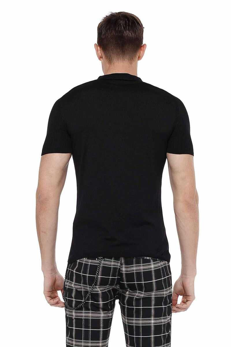 CT517 Polo Collar Slim Fit Men's Knit T-Shirt
